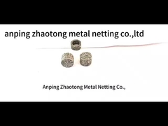 Tissu à mailles tricotées 4*5 mm mesh trou de gaz liquide AISI 301 pour démister