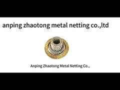 Tissu à mailles tricotées 4*5 mm mesh trou de gaz liquide AISI 301 pour démister