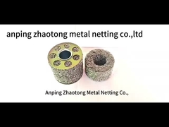 Faisceau de filtrage tricoté comprimé personnalisé Forme d'anneau 5-300 mm de diamètre extérieur