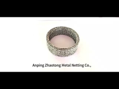 Absorption des chocs Filtre à treillis de fil à tricot comprimé φ2-500 mm Type plat