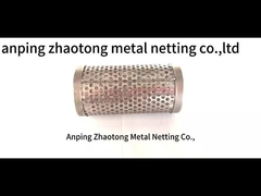 PP / SS316 Tissu en maille tricotée 0,5 mm de diamètre 1000 mm de largeur en forme de grain ondulé