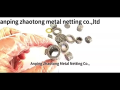 Maillage de fil de tricot fin et plat avec un diamètre de 0,08 mm à 0,55 mm