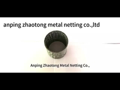 Maillage tricoté en acier inoxydable argenté 5ft 10ft Massive Structure Laundry Mesh