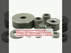 80 mm Longueur 23 mm Amortisseurs de coussins métalliques avec construction en acier inoxydable garantissant des performances optimales dans l'industrie