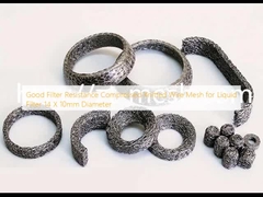 Bonne résistance au filtrage Mesh de fil tricoté comprimé pour filtre à liquide 14 X 10 mm de diamètre