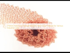 2*3 mm de taille de trou tissé de maille métallique tissé simple pour diverses utilisations industrielles