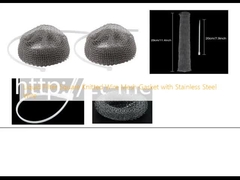 Filtre liquide garniture en treillis métallique carré avec fil d'acier inoxydable