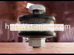 OEM tricoté comprimé par 40*20*10.3mm de grillage d'échappement de grillage d'acier inoxydable