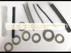 Faisceau métallique souple et durable pour applications industrielles de filtration et de séparation en acier inoxydable