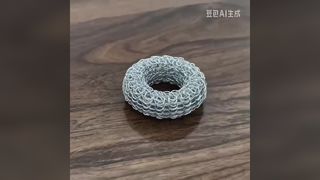 Filtre en treillis métallique tricoté à haute température