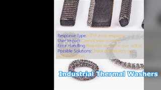 Rondelles d'isolation thermique industrielles