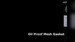 Anneau résistant à l'huile de joint de grillage tricoté