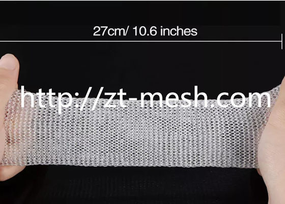 Le fil d'acier inoxydable de nickel pur a tricoté le fil jumeau de maille/fil de Dogan 0.05-0.5mm diamètre 50mm pour l'isolation thermique