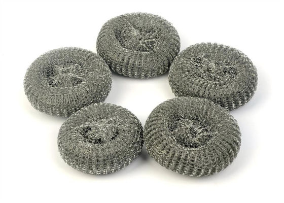 Boule de fil d'acier inoxydable d'ODM/OEM ZT pour le plat Pan Cleaning de cuisine
