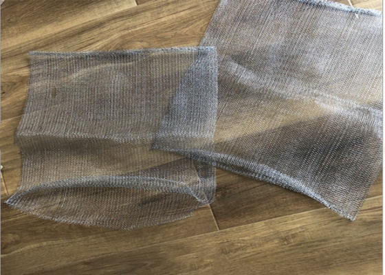 316 a tricoté l'acier inoxydable Mesh Corrugated/appartement pour l'antibuée