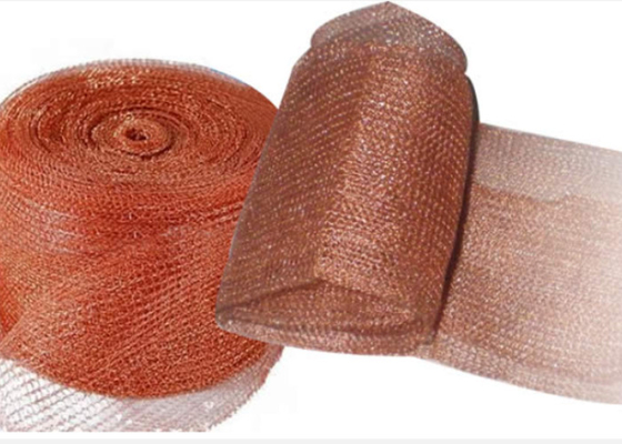 300 filtres de Mesh And Tubes For Demister de câblage cuivre tricotés par largeur