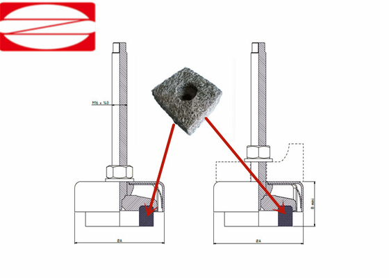 Garniture de treillis métallique tricoté galvanisé pour l'étanchéité et la filtration dans des environnements difficiles