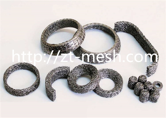 Bonne résistance au filtrage Mesh de fil tricoté comprimé pour filtre à liquide 14 X 10 mm de diamètre