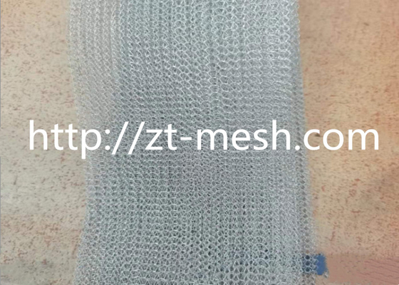 Maillage de fil de tricot en cuivre résistant à la corrosion, de type plat, ondulé pour une longue durée de vie