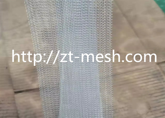 Polissage de treillis métalliques à tricots Technique tissée Finition au nickel Expérience Durabilité