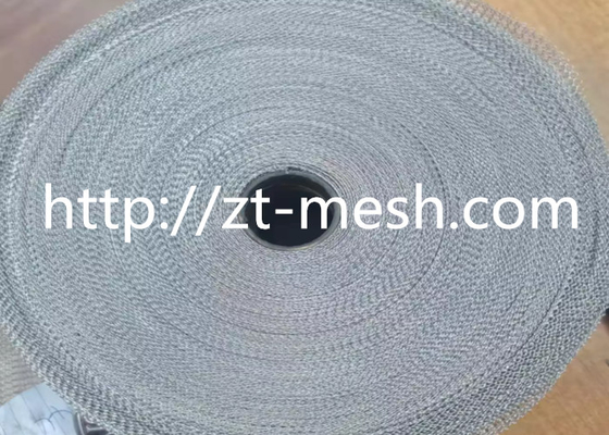 Polissage de treillis métalliques à tricots Technique tissée Finition au nickel Expérience Durabilité