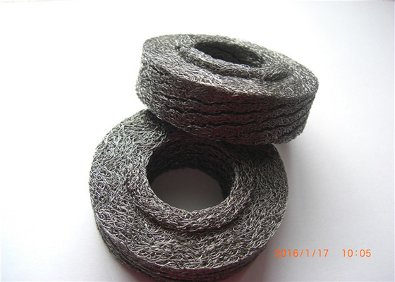 corrosion de filtrage élevée de représentation de filtre de 10-100mm Dia Knitted Wire Mesh anti