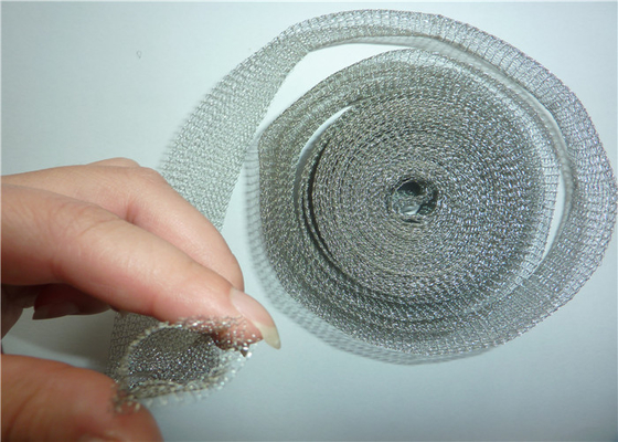 Filtrage liquide de la vapeur 30m/roll de Tin Coated Knitted Wire Mesh 40mm pour l'armature