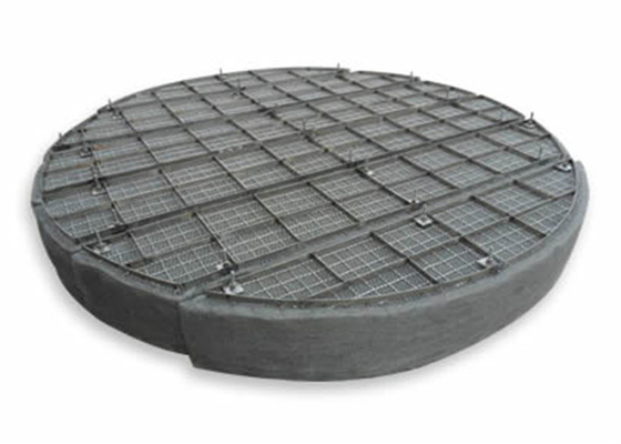 Acier inoxydable en plastique/Mesh Pad Demister Dia 100mm pour la tour de vapeur