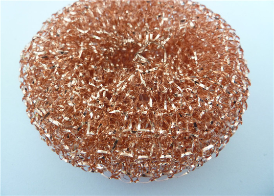 40g métal durable Mesh Scourer de cuivre pour le nettoyage de cuisine de pots