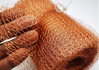 Le cuivre tricoté jaune engrènent la haute température adaptée aux besoins du client par 0.18mm de 100mm résistante pour le filtre