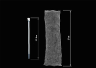 Inoxydables argentés tricotés engrènent la maille 10ft massive de blanchisserie de structure de 5ft