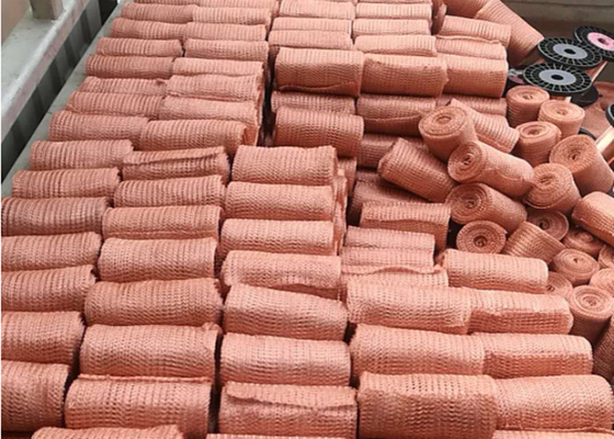 8mm SS304 ont tricoté la résistance à hautes températures d'ODM de Mesh Fabric 800 degrés