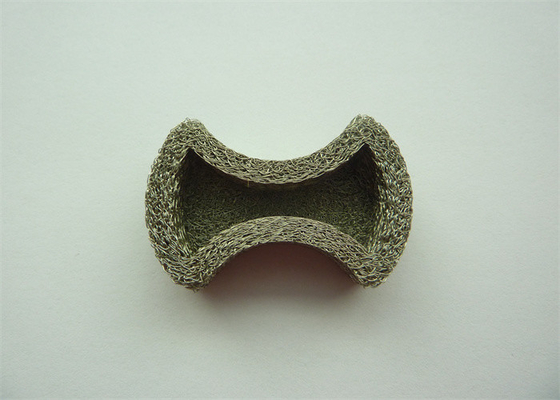Noyau 35mm élastique tricoté ISO9001 plaqué de Mesh Washer Stainless Steel Wire 0.12mm de fil