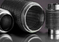 Fil tricoté par solides solubles Mesh For Exhaust Systems des silencieux 0.18mm