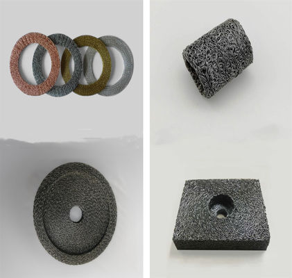 Épaisseur 10 mm Maillage en acier inoxydable tricoté comprimé pour industrie chimique