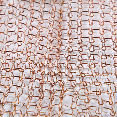 Maillage en cuivre tissé durable, adapté à l'industrie chimique et aux environnements corrosifs, offrant une fiabilité à long terme