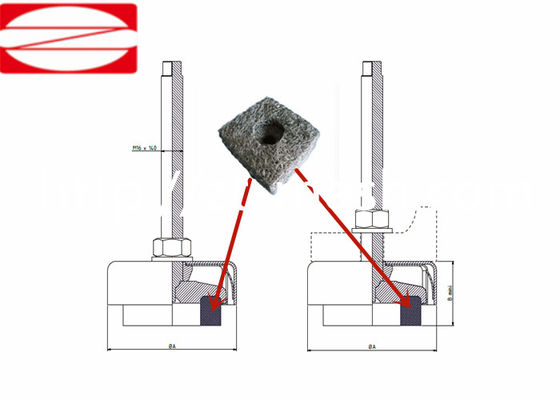 Bonne résistance au filtrage Mesh de fil tricoté comprimé pour filtre à liquide 14 X 10 mm de diamètre