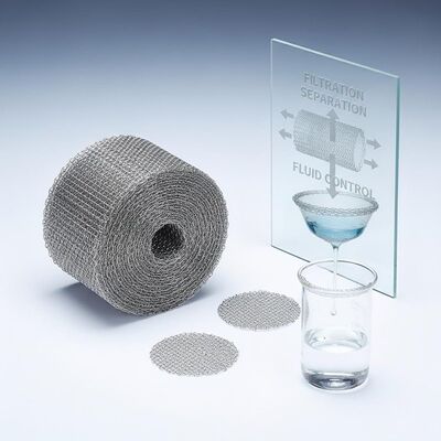 Grillage tricoté en acier inoxydable 2*3mm adapté à la séparation par Filtration et aux Applications industrielles de contrôle des fluides