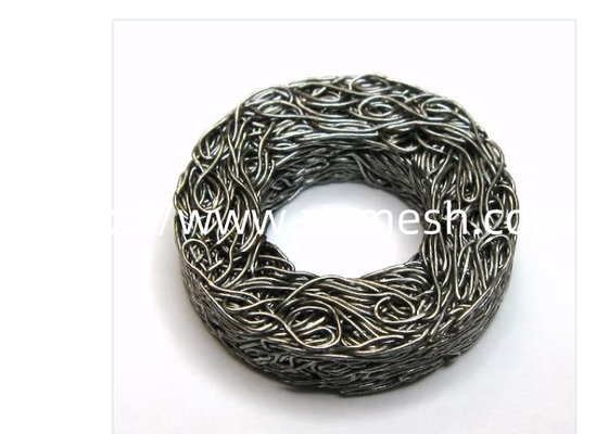 Joint d'échappement en maille tricotée en acier inoxydable, rondelle de grillage compressée Od20 * 10*5mm pour voiture