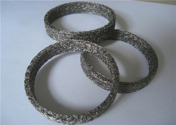 Le fil Mesh Washer solides solubles de Dia50*25mm a tricoté Mesh Gaskets For Shielding