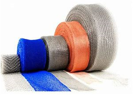 La largeur 50 cm a tricoté le petit pain 80 du diamètre 0.25mm Mat Sus 304 de longueur du grillage 125m