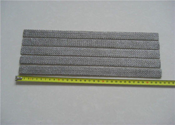 Maillage en fil tricoté jaune argenté pour les applications automobiles et industrielles