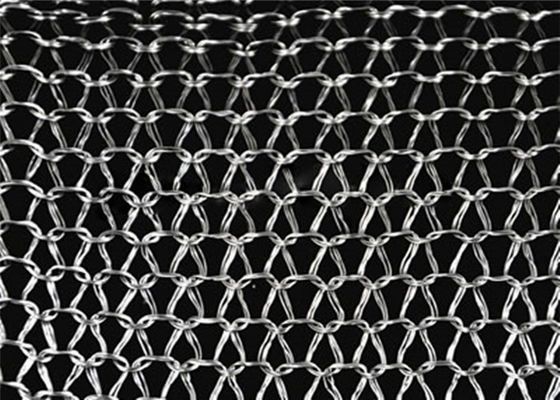 Les solides solubles ont tricoté Mesh Fabric 4*5mm Mesh Hole Gas Liquid AISI 301 pour l'antibuée
