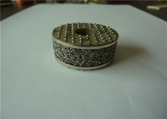 Perforation rectangulaire tricotée comprimée en laiton de filtre de la maille 98% du diamètre 50*20mm