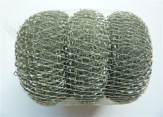 410 preuve de nettoyage résistante Pan Scrubber d'odeur de la boule 50g d'acier inoxydable