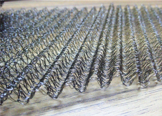 310 SS  Corrugated/Crimped with 0.18-0.28 mm Wire Diameter Knitted wire mesh for exhaust Systems