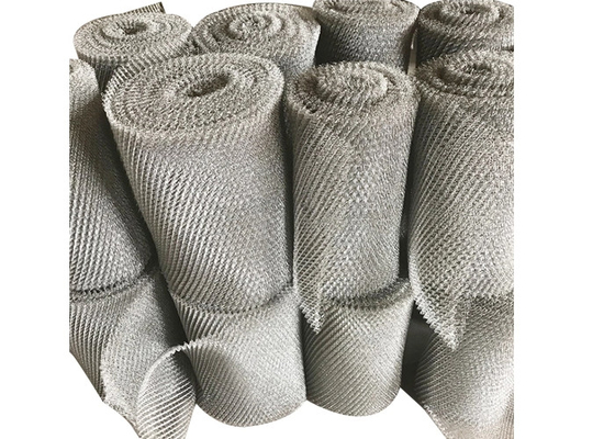 Mechanical exhaust purification 0.23mm wire Dia Stainless Steel Knitted Wire Mesh for Air Filter