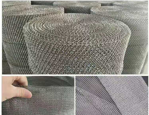 La largeur 400mm SS316L de précision de Mesh Filter Double Wire Weaving de fil tricotée par métal a adapté aux besoins du client