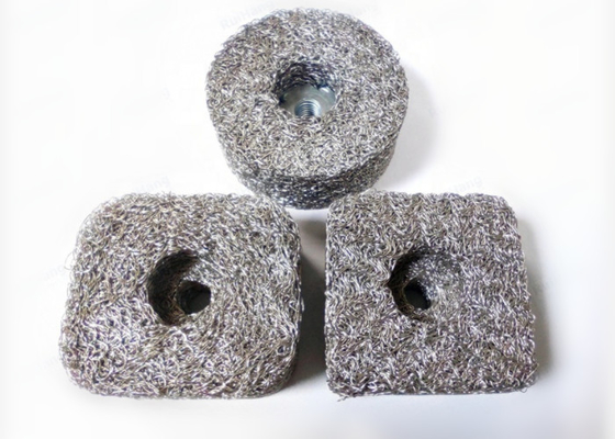 La forme carrée a comprimé le fil tricoté Mesh Filter de l'acier inoxydable 316 du grillage 80mm