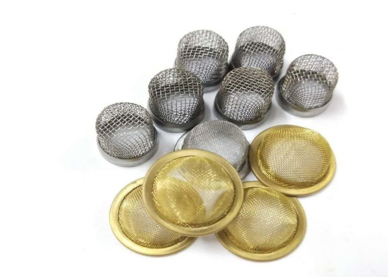 échantillon tissé par 1-100mesh de perforation rectangulaire de Mesh Filter Discs 10m 30m de fil disponible